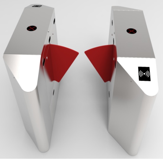 人行通道闸【斜角翼闸】